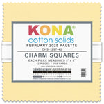 5" Charm Squares Kona February Fabric-CHS-1257-42