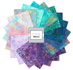 Kona Quilting Charm Squares Graceful Artisan Batiks by Robert Kaufman Fabrics