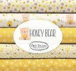 Quilting 5" Charm Pack Squares Honey Bear By Camelot Fabrics.