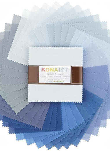 5" Charm Squares Kona OVERCAST Fabric-CHS-336-42