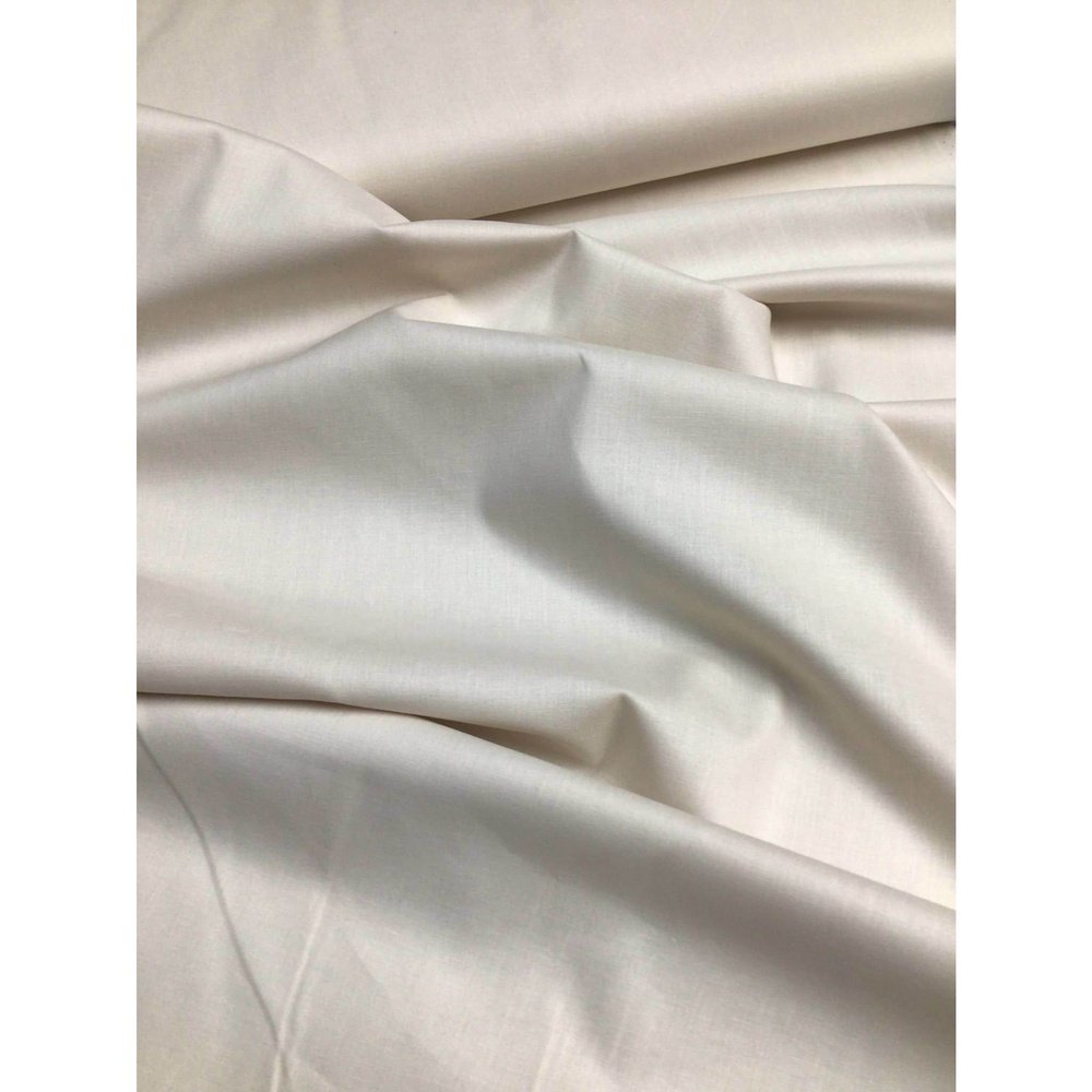 Kona Quilting Cotton Solid Ivory Fabric By Robert Kaufman