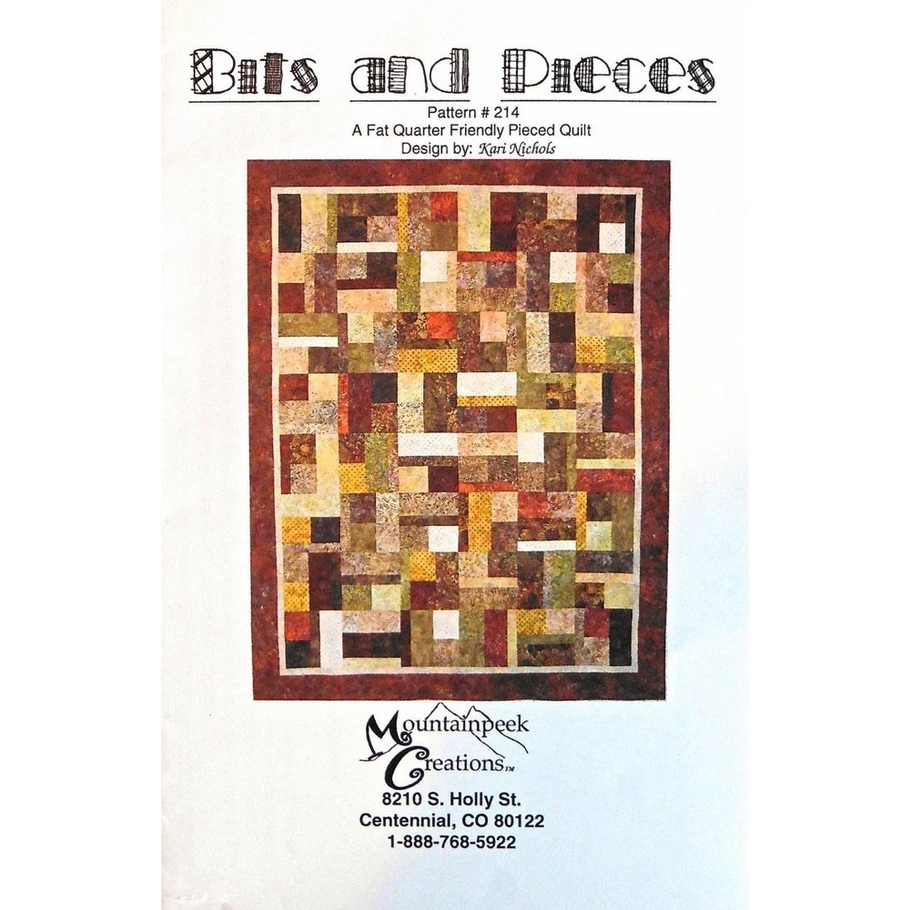 Quilt Pattern Bits and Pieces By Mountainpeek Creations