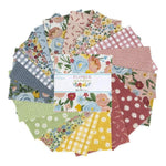 Quilting Charm Squares Pack Flower Garden Fabric By Riley Blake Designs