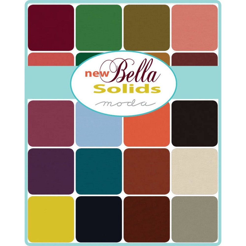 Quilting Cotton Fabric Bella Solids 2020 Charm Packs By Moda