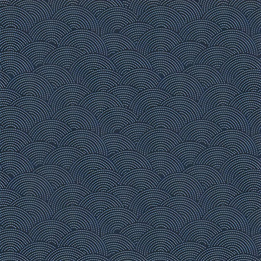 Quilting Cotton Fabric Indigo Sashiko By Camelot Fabrics