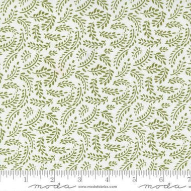Quilting Cotton Fabric Timber White and Pine Meadows By Sweetwater For Moda Fabrics