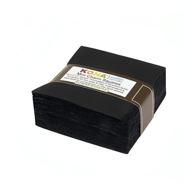 Quilting Cotton Kona 2.5" Mini Charm Squares Black Fabric 84pcs