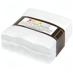 Quilting Cotton Kona 2.5" Squares Charms All White Fabric 84pcs