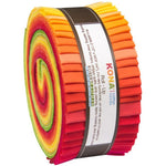Quilting Cotton Kona Jelly Roll Strips Fabric 40pcs/bundle by Christa Watson For Robert Kaufman