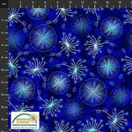 Quilting Cotton Maple Squares Flowers In The Wind Fabric by Stof