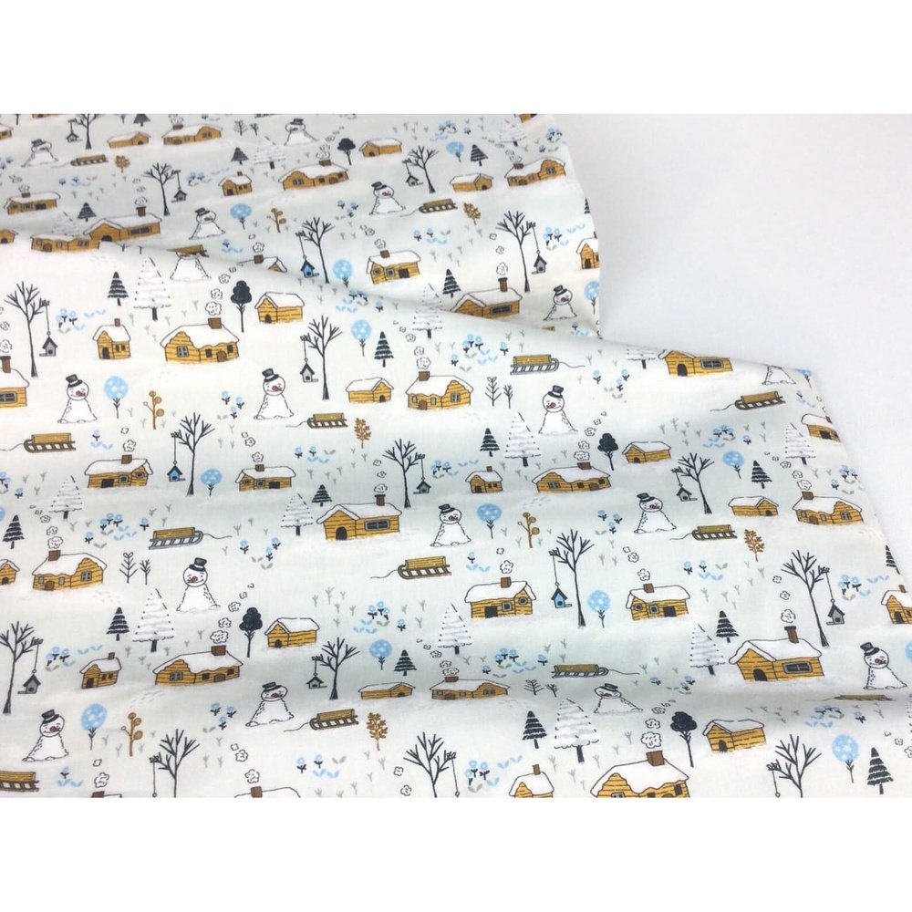 Snowy Weather Grey ~ Winter Days by Lisa Glanz for Michael Miller, 100% Quilting Cotton