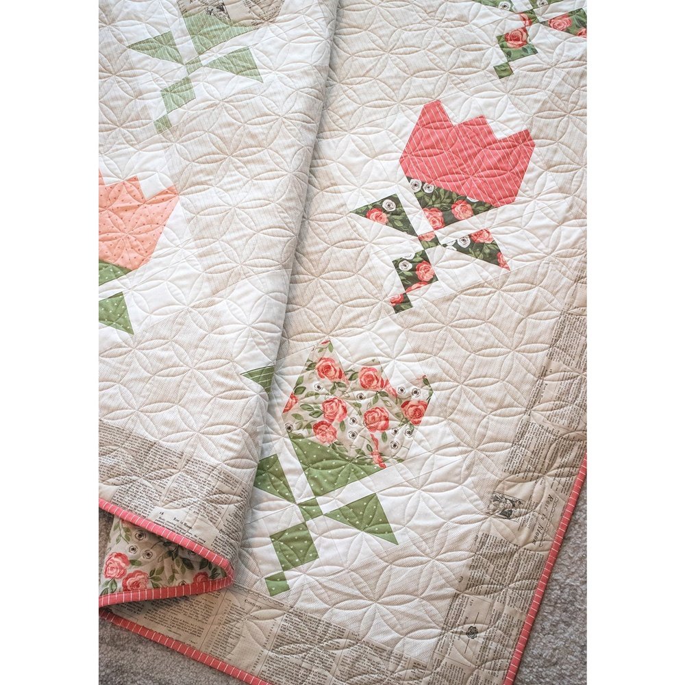 Quilting Cotton Pattern Tulip Shop By Lella Boutique Vanessa Goertzen