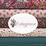Quilting 5" Charm Pack Squares Cottage Core By Camelot Fabrics.
