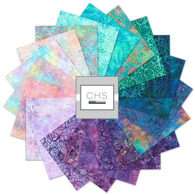 Kona Quilting Charm Squares Graceful Artisan Batiks by Robert Kaufman Fabrics