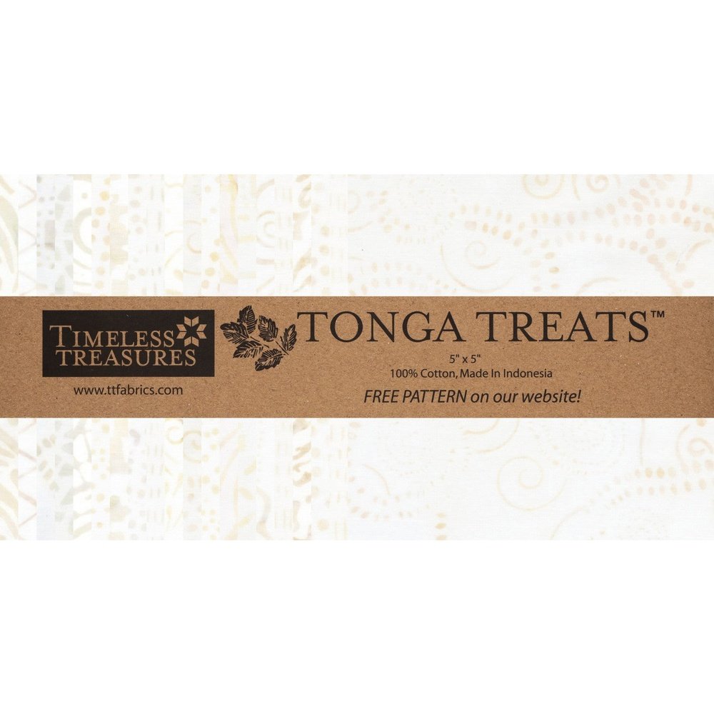 Timeless Treasures Tonga Batik Alabaster Mini Treats Charm Packs