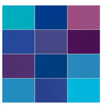 Kona Jelly Roll Peacock Colors – 2.5” Fabric Strips, Kona Cotton Quilt Bundle
