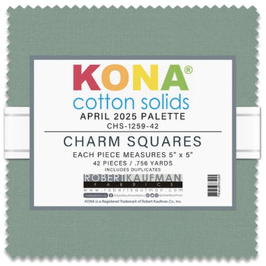 5" Charm Squares Kona April Fabric-CHS-1259-42