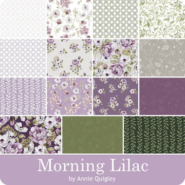 Quilting 5" Charm Pack Squares Morning Lilac By Camelot Fabrics.