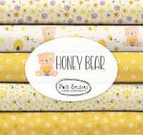 Quilting 5" Charm Pack Squares Honey Bear By Camelot Fabrics.