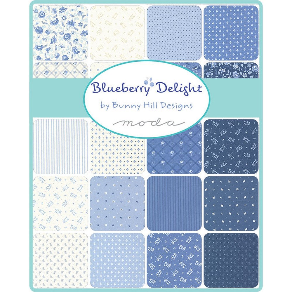 Blueberry Delight-Charm Pack-Bunny Hill Designs-Moda Pre Order : Oct 2023