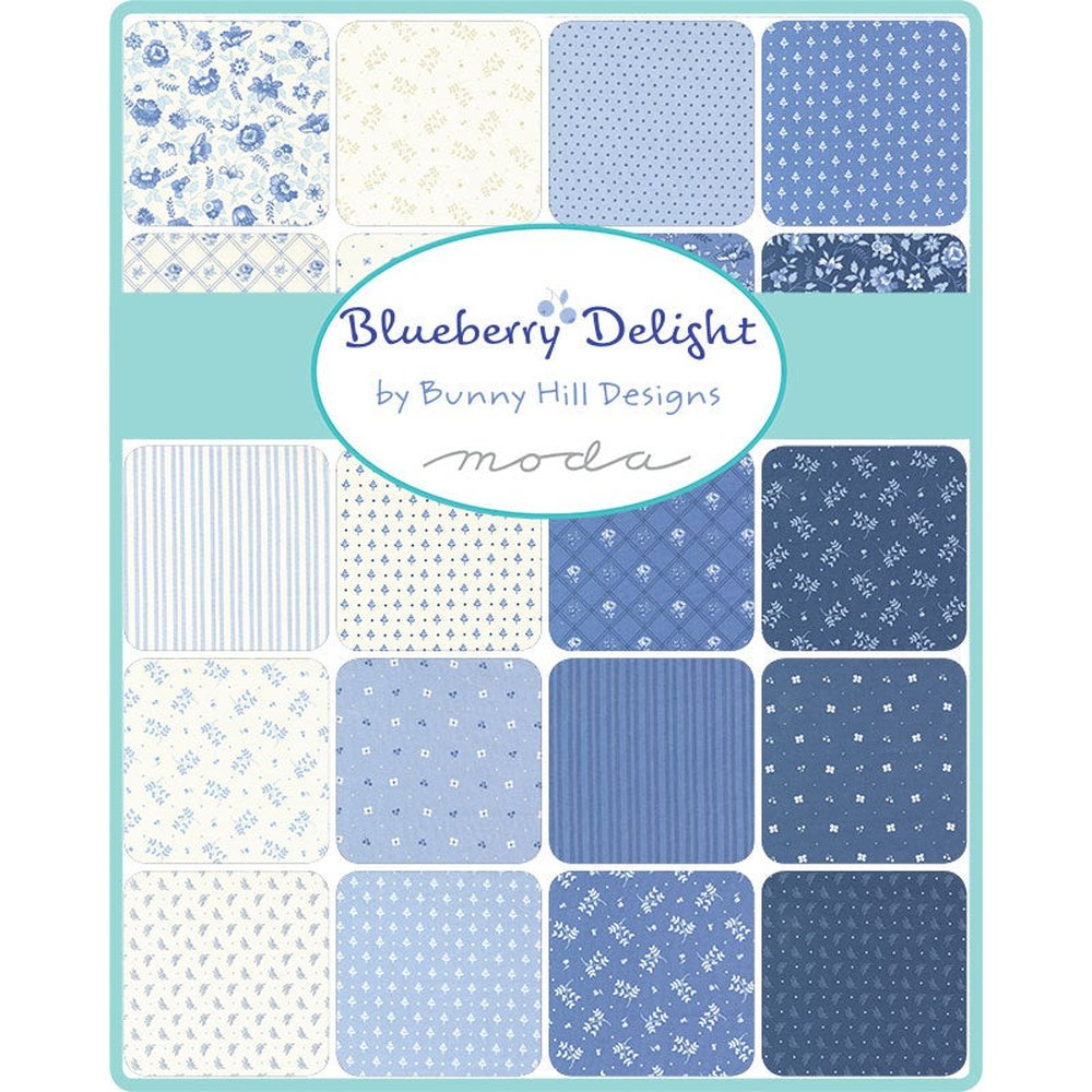 Blueberry Delight-Fat Quarter-Bunny Hill Designs-Moda Pre Order : Oct. 2023