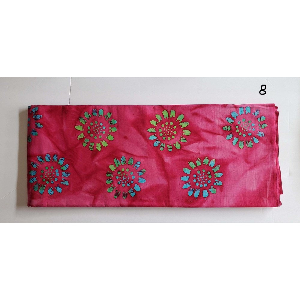 Beautiful Colourful Batik Fabrics for Quilting