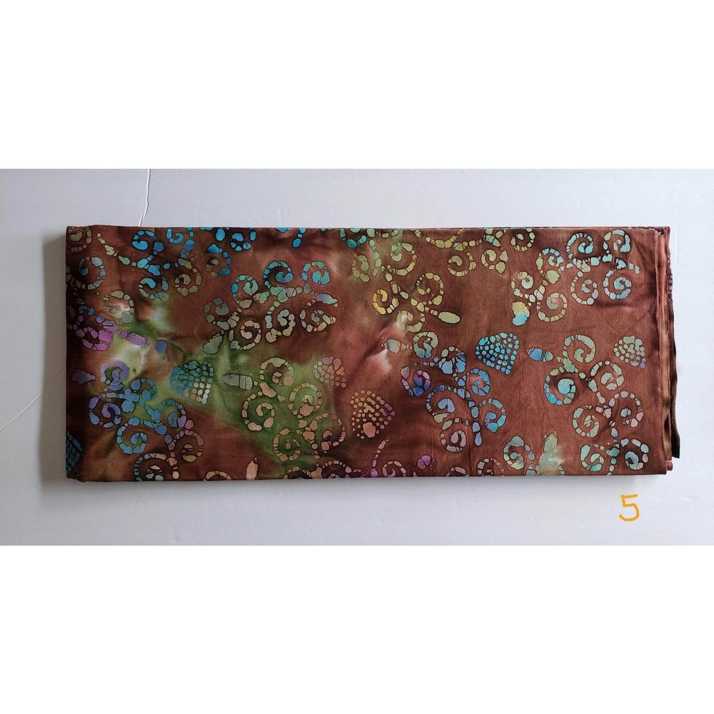 Beautiful Colourful Batik Fabrics for Quilting