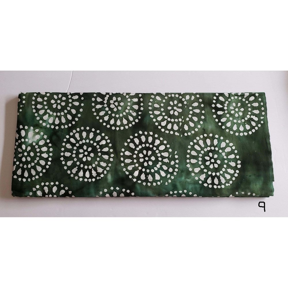 Beautiful Colourful Batik Fabrics for Quilting