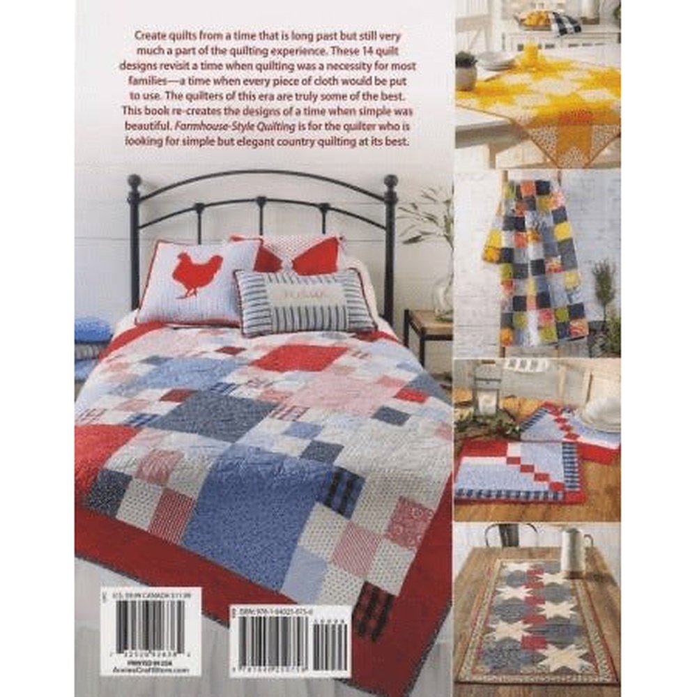 Farmhouse Style Quilting Quilt Pattern Book