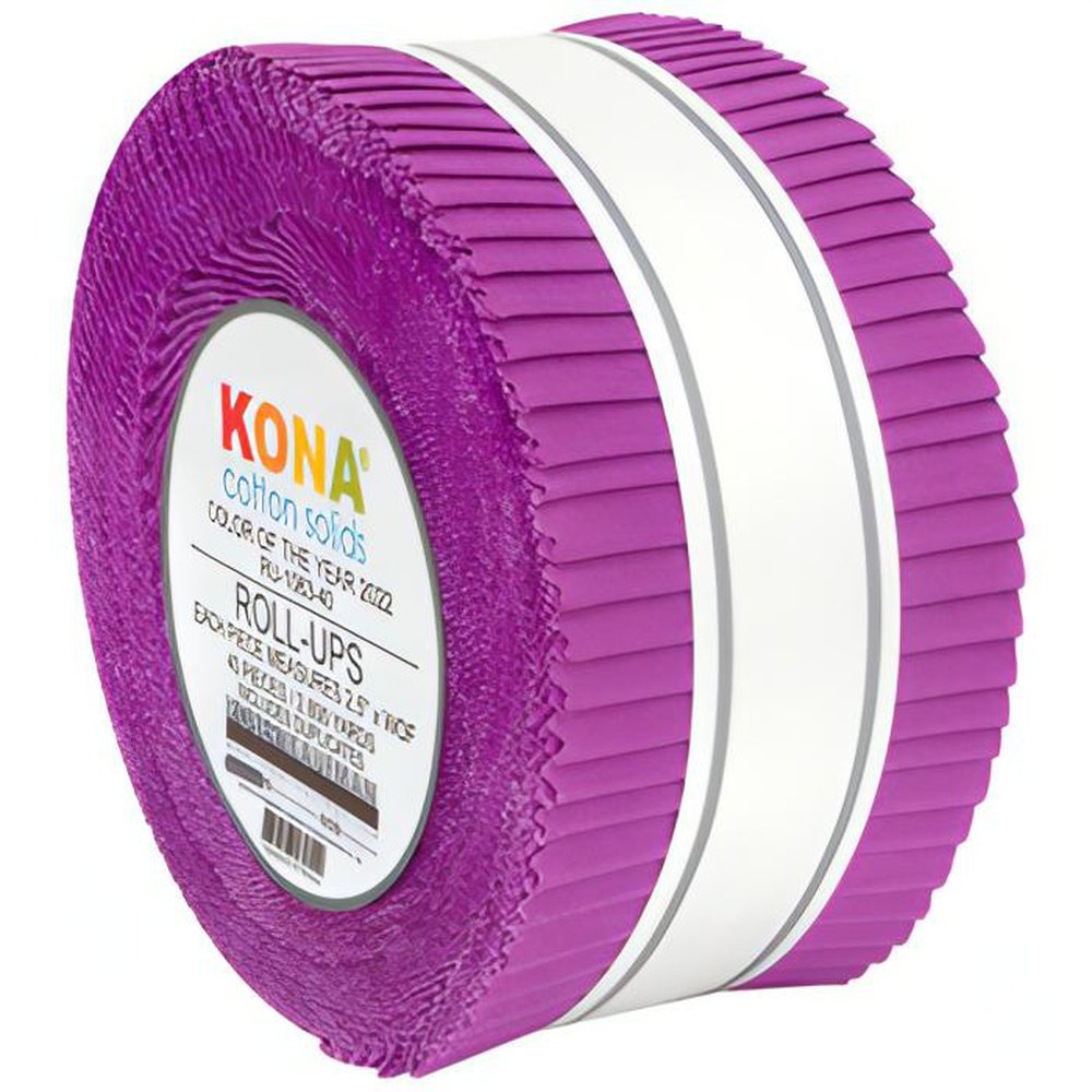 Kona Quilting Cotton Solid COTY Cosmos 2022 Jelly Roll 2.5" Fabric By Robert Kaufman