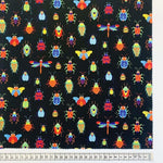 Premium Cotton Quilting Fabric Bugs and Critters by Nutex Fabrics