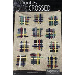 Quilt Pattern Double Crossed By Saginaw ST Quilts