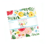 Quilting Charm Squares Pack Flower Garden Fabric By Riley Blake Designs