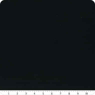 Quilting Cotton Bella Solids Super Black By Moda Fabrics