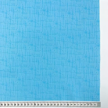 Quilting Cotton Fabric Aqua Stitched by Nutex