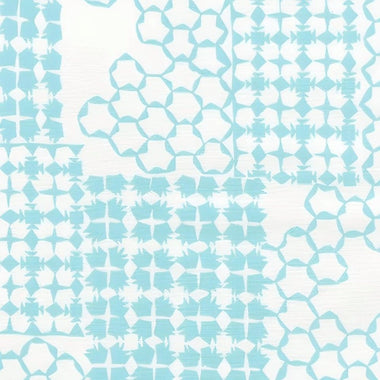 Quilting Cotton Fabric Bold Geo Dusty Blue by Carolyn Friedland for Robert Kaufman