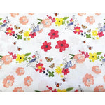 Quilting Cotton Fabric Fat Quarter 5 Piece Bundle Peter Rabbit Flowers and Dreams By Visage Textiles Ltd.