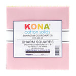 Quilting Cotton Kona Charm Squares Sunroom Coordinates By Robert Kaufman