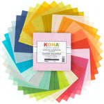 Quilting Cotton Kona Charm Squares Sunroom Coordinates By Robert Kaufman
