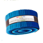 Quilting Cotton Kona Half Roll Solids Waterfall By Robert Kaufman