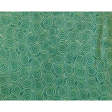 Quilting Cotton Teal With Small Swirls Fabric By David Textiles