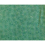 Quilting Cotton Teal With Small Swirls Fabric By David Textiles