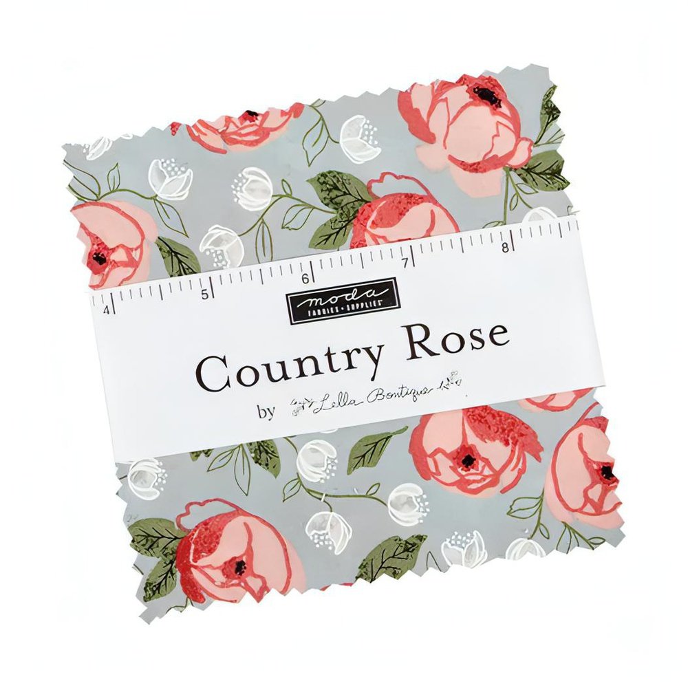 Quilting Fabric Charm Pack 42pc Country Rose By Lella Boutique For Moda Fabrics