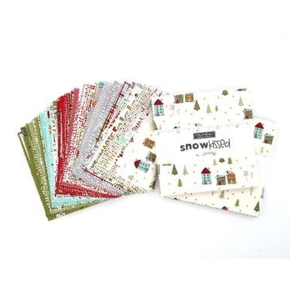 Quilting Fabric Charm Pack 42pc Snowkissed By Sweetwater For Moda Fabrics