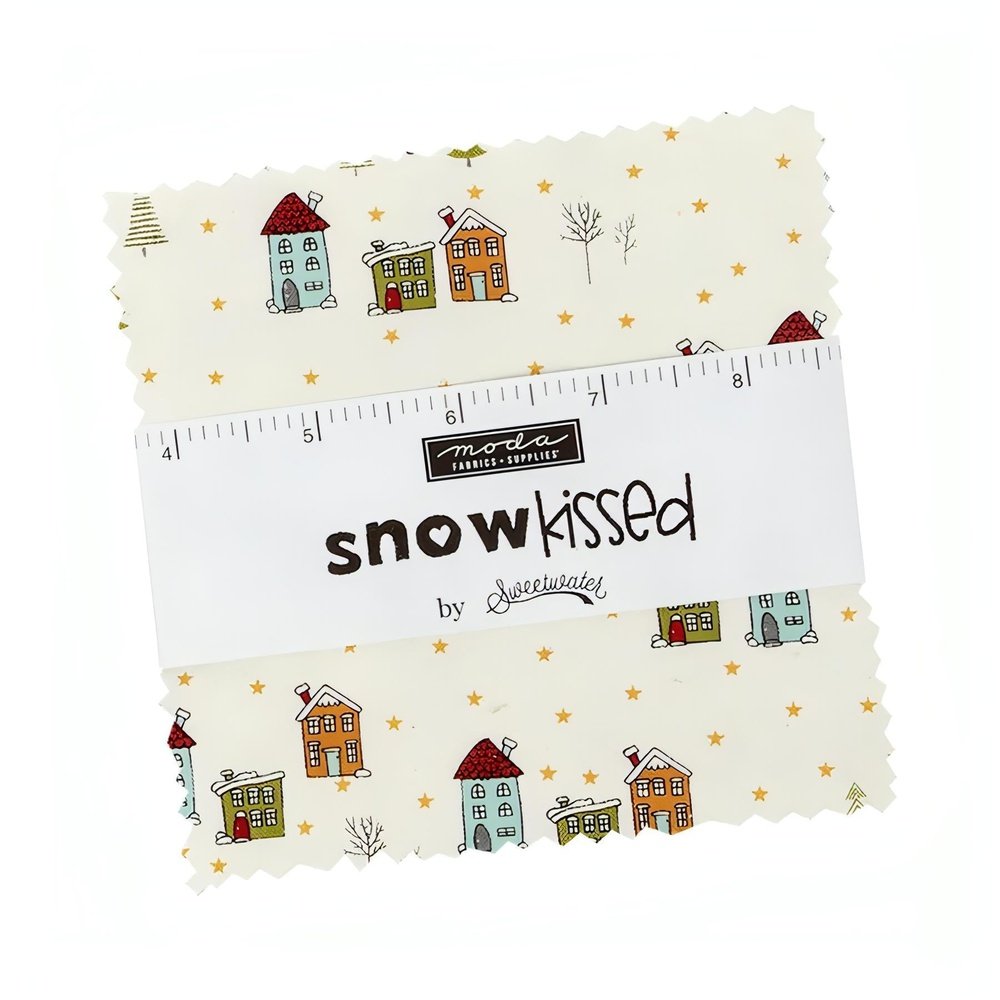 Quilting Fabric Charm Pack 42pc Snowkissed By Sweetwater For Moda Fabrics