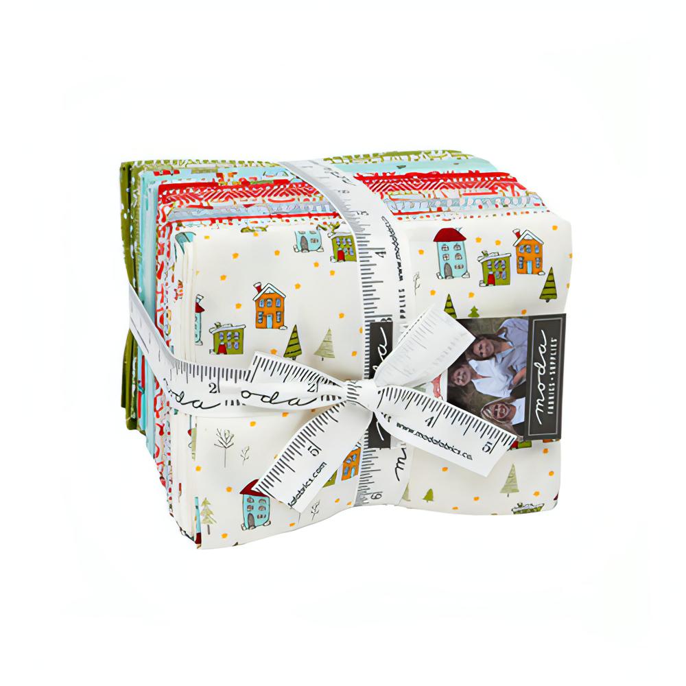 Quilting Fabric Fat Quarter 32pc Snowkissed By Sweetwater For Moda Fabrics