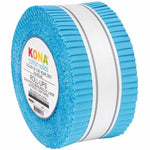 Quilting Kona Cotton Horizon Solid Jelly Roll Strips by Robert Kaufman Fabric