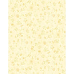Quilting Premium Fabric Yellow Floral Silhouettes By Lisa Audit For Wilmington Prints