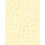 Quilting Premium Fabric Yellow Floral Silhouettes By Lisa Audit For Wilmington Prints