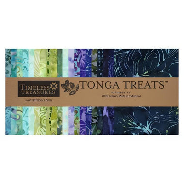 Timeless Treasures Tonga Batiks Twilight Mini Treats Charm Pack